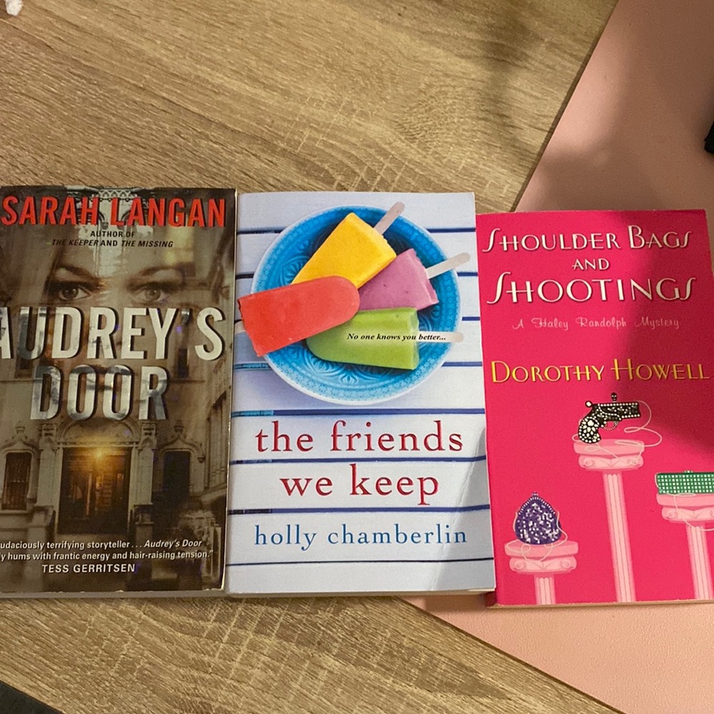 Paperback book lot of 3